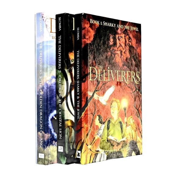 The Deliverers Sharky and the Jewel Series HC Books 1 2 & 3 AUTHOR SIGNED SLOMBA - Picture 12 of 13
